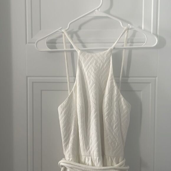 Milly White Halter Dress - Picture 2 of 7